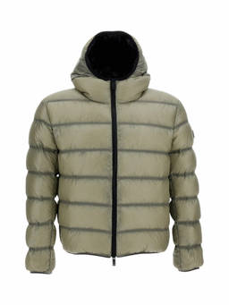 Moncler - Beige Quilted Hood Jacket