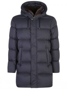 Herno - Navy Blue Quilted Jacket