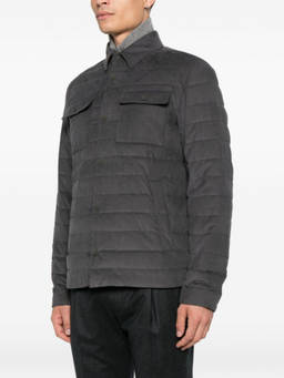 Herno - Grey Quilted Jacket