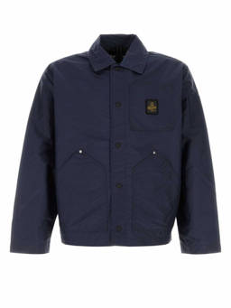 RefrigiWear - Navy Blue Nylon Hart Jacket