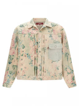 Junya Watanabe - Beige Floral Print Jacket