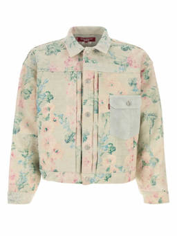 Junya Watanabe - Beige Floral Print Jacket