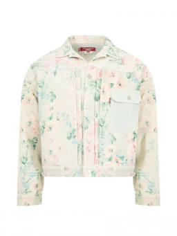 Junya Watanabe - Beige Floral Print Jacket