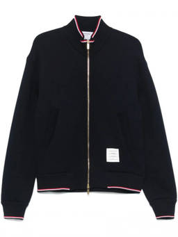 Thom Browne - Navy Blue Bomber Jacket