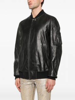 Rick Owens - Black Leather Jacket
