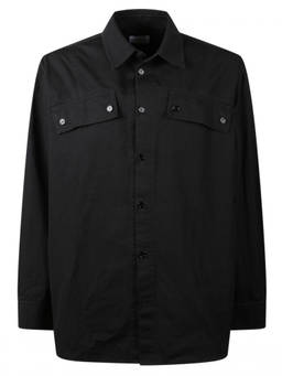 OFF-WHITE - Black Pocket-Detail Overshirt