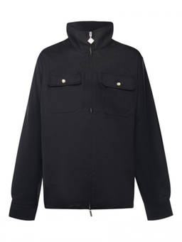 Casablanca - Black High-Neck Zip Jacket