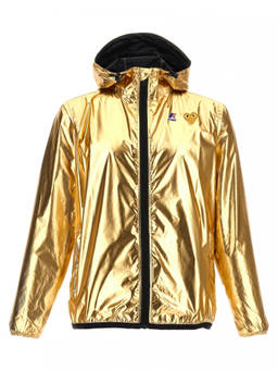 COMME des GARCONS - Gold Logo Print Jacket