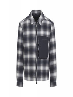 Moncler - Black Plaid Shirt Jacket