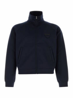 PRADA - Navy Turtle Neck Jacket