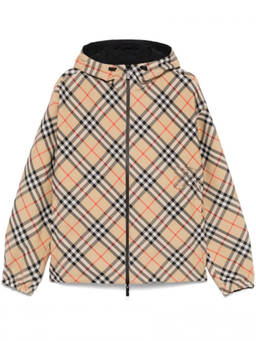 Burberry - Beige Stand-Up Collar Jacket
