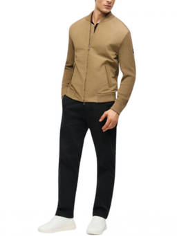 Boss - Beige Hybrid Zip-Up Jacket