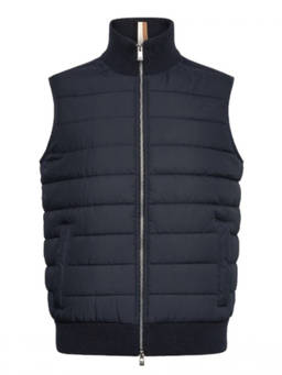 Boss - Blue Quilted Puffer Jacket