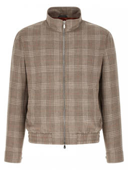 Brunello Cucinelli - Brown Plaid Regular Jacket