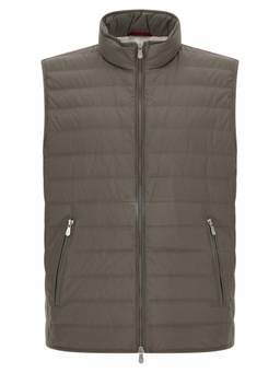 Brunello Cucinelli - Dark Taupe Quilted Jacket