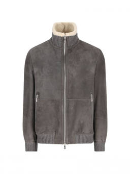 Brunello Cucinelli - Grey Solid Regular Jacket