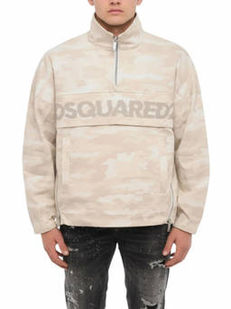 Dsquared2 - Beige Mock Collar Jacket