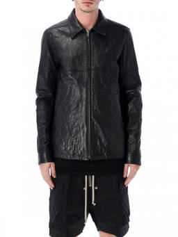 Rick Owens - Black Shirt Collar Jacket