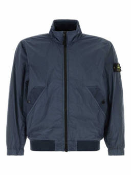 Stone Island - Navy Blue Logo Jacket