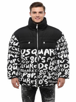 Dsquared2 - Black Mock Collar Jacket