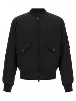 Y-3 - Black Solid Bomber Jacket