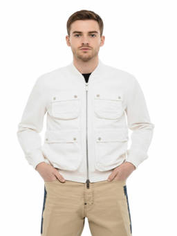 Dsquared2 - White Regular Bomber Jacket