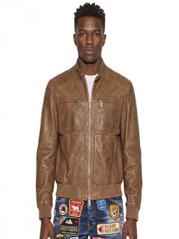 Dsquared2 - Brown Mandarin Collar Jacket