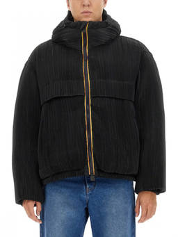 K-Way - Black Textured Claudeny Jacket