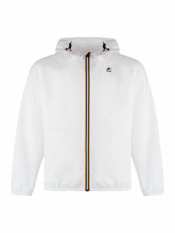 K-Way - White Logo Hood Jacket