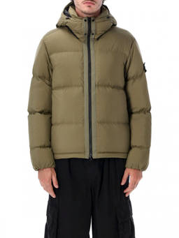 Stone Island - Khaki Green Hood Jacket