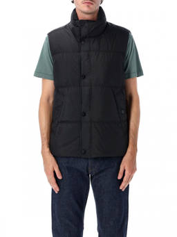 Stone Island - Black Mock Collar Jacket