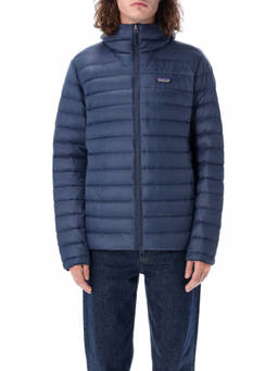 Patagonia - Blue Logo Hood Puffer Jacket