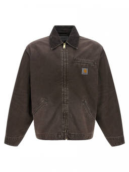 Carhartt WIP - Brown Solid Shirt Collar Jacket