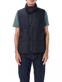 Stone Island - Navy Blue Sleeveless Jacket