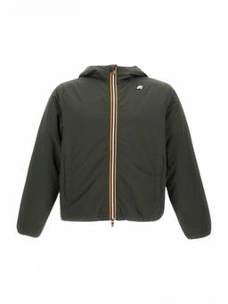 K-Way - Green Logo Quilted Jacket