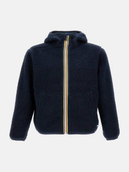 K-Way - Blue Zip Hooded Jacket