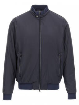 Herno - Dark Blue Solid Jacket