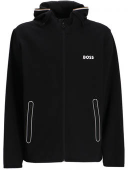 Boss - Black Logo Zip-Up Jacket