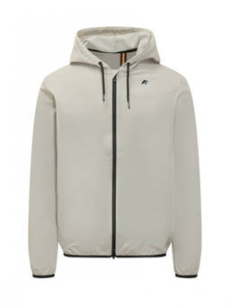 K-Way - Beige Solid Hood Jacket