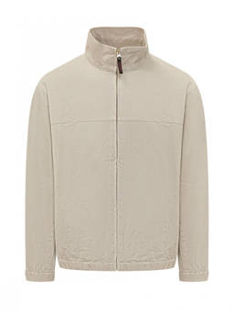 Gramicci - Beige Solid Mock Collar Jacket