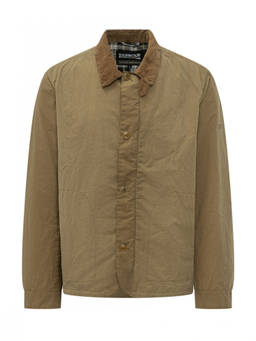 Barbour - Green Solid Shirt Collar Jacket