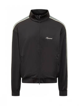 REPRESENT - Black Stripes Mock Collar Jacket