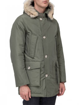 Woolrich - Green Solid Hood Jacket