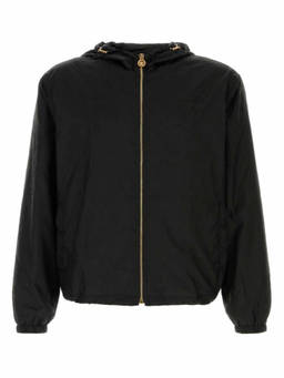 Versace - Black Barocco Windbreaker Jacket