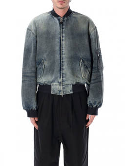 Balenciaga - Light Blue Bomber Jacket