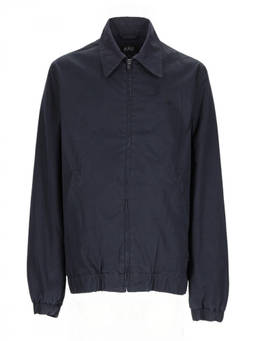 A.P.C. - Navy Blue Shirt Collar Jacket