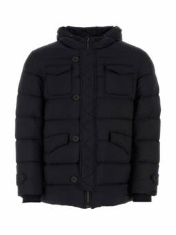 Herno - Black L'Eskimo Genuine Leather Jacket