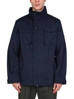 Lardini - Navy Blue Solid Jackets