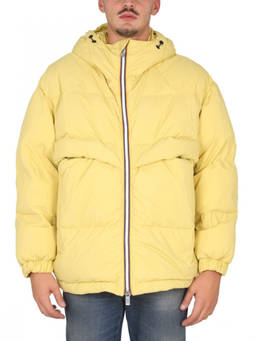 K-Way - Yellow Quilted Hood Jackets