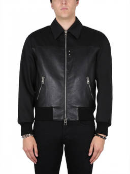 Alexander McQueen - Black Shirt Collar Jackets
